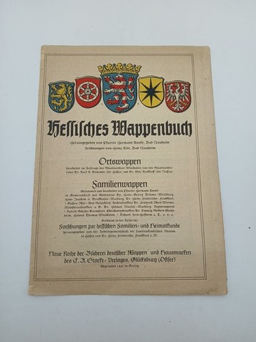Hessisches wappenbuch - hessisches,