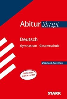 Stark abiturskript deutsch - -,